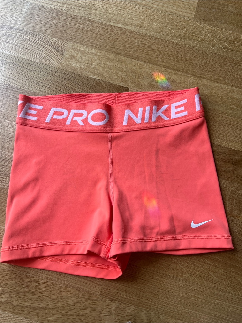 Nike Coral/Pink Pro Performance Shorts